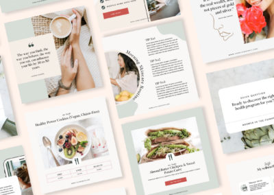 Social Media template health business